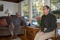 Uldis and Juris.<br />Juris' 75th birthday celebration.<br />March 10, 2018 - At Uldis and Edite's in Manchester by the Sea, Massachusetts.
