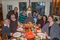 Joyce, Edite, John, Laila, Uldis, Eriks, Juris, Nancy, and Krista.<br />Juris' 75th birthday celebration.<br />March 10, 2018 - At Uldis and Edite's in Manchester by the Sea, Massachusetts.