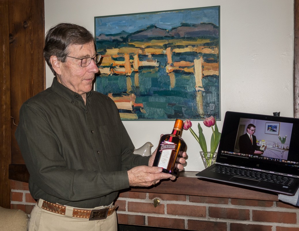 Juris and photo taken on his 21st birthday.<br />Juris' 75th birthday celebration.<br />March 10, 2018 - At Uldis and Edite's in Manchester by the Sea, Massachusetts.