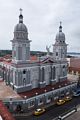 Cathedral Nuestra Seora de la Asuncin.<br />View from the rooftop restaurant at the Casa Granda Hotel.<br />Oct. 30, 2016 - Santiago de Cuba.