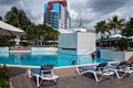 Norma, Paul, and Joyce relaxing in the swimming pool at our hotel.<br />Malia Santiago de Cuba Hotel.<br />Oct 30, 2016 - Santiago de Cuba.