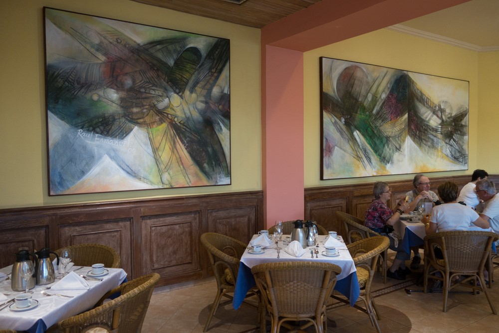 Breakfast at Melia Santiago de Cuba Hotel.<br />Oct. 31, 2016 - Santiago de Cuba.