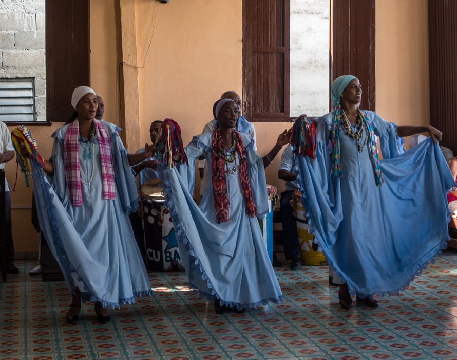 At the Tumba Francesa dance hall.<br />Oct. 31, 2016 - Guantanamo, Cuba.