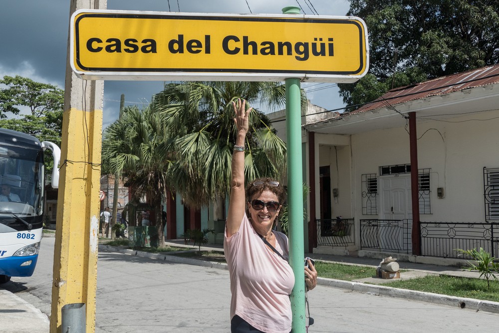 Irma outside casa del Chang�i.<br />Oct. 31, 2016 - Guantanamo, Cuba.