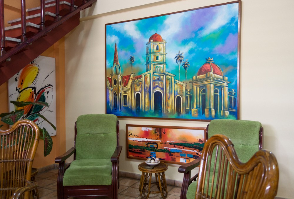 At artist Carlos Rafael's home.<br />Oct. 31, 2016 - Guantanamo, Cuba.