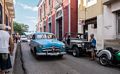 Ellen checking out an old Ford.<br />Nov. 1, 2016 - Santiago de Cuba.