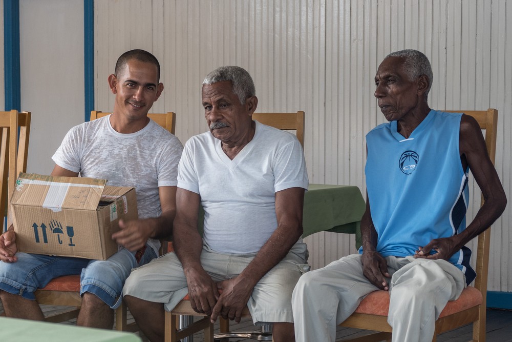 Pedro, Octavio, and Alberto.<br />Nov. 1, 2016 - Granma Island, Santiago de Cuba.