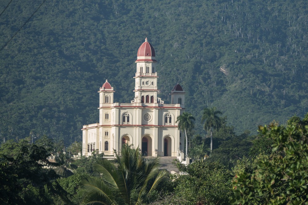 National Shrine Basilica of Our Lady of Charity of El Cobre.<br />Nov. 2, 2016 - El Cobre, Cuba.