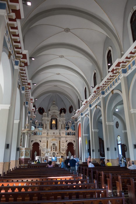 Interior of Our Lady of Charity Basilica.<br />Nov. 2, 2016 - El Cobre, Cuba.