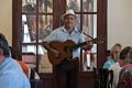 Music for lunch at the Hotel Royalton restaurant.<br />Nov. 2, 2016 - Parque Cespedes, Bayamo, Cuba.