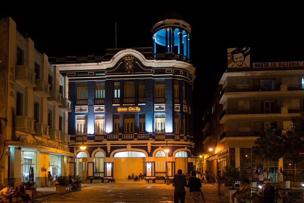 On way back from dinner to the hotel.<br />Nov. 3, 2016 - Camag�ey, Cuba.