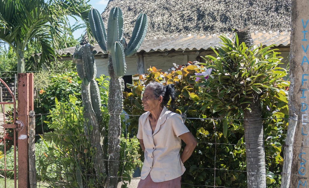 A local woman.<br />Nov. 4, 2016 -Village near Rancho King, Camag�ey, Cuba.