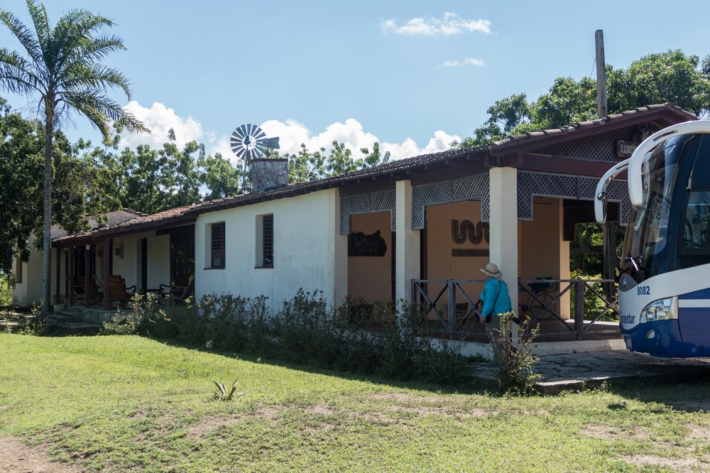 The main ranch building.<br />Nov. 4, 2016 -Rancho King, Camag�ey, Cuba.