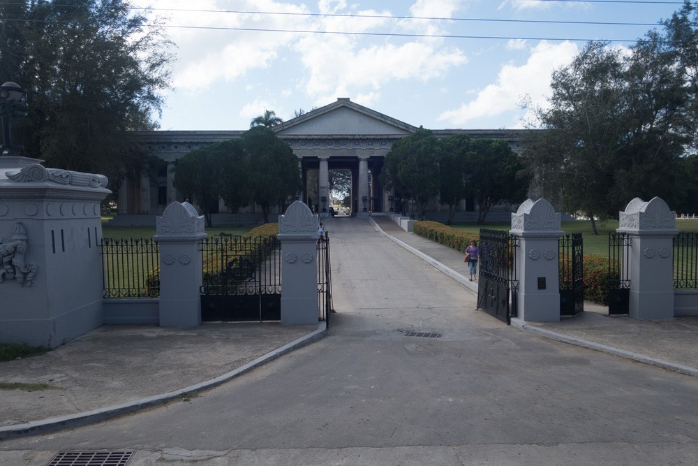 Cemetery along ride into city.<br />Nov. 6, 2016 - Cienfuegos, Cuba.