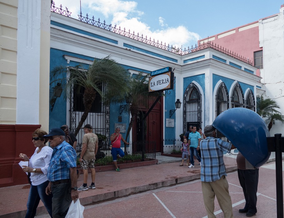 La Verja Restaurant.<br />Not time for lunch yet.<br />Nov. 6, 2016 - Cienfuegos, Cuba.