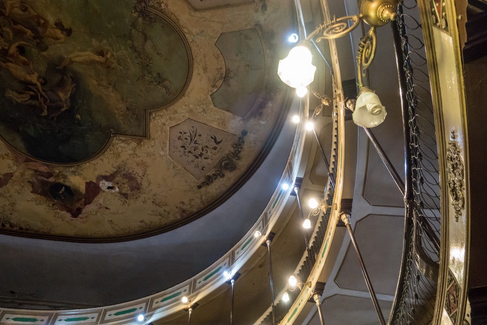Interior of Tomas Terry theatre?<br />Enrique Caruso performed here.<br />Nov. 6, 2016 - Cienfuegos, Cuba.