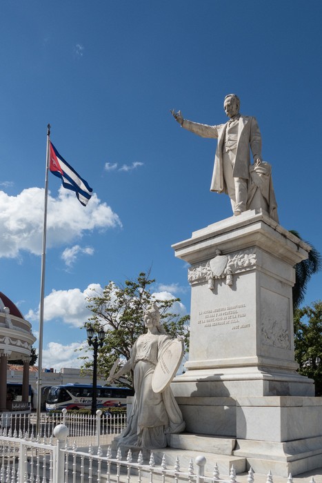 Monument to Jose Marti.<br />Nov. 6, 2016 - Plaza de Armas, Cienfuegos, Cuba.