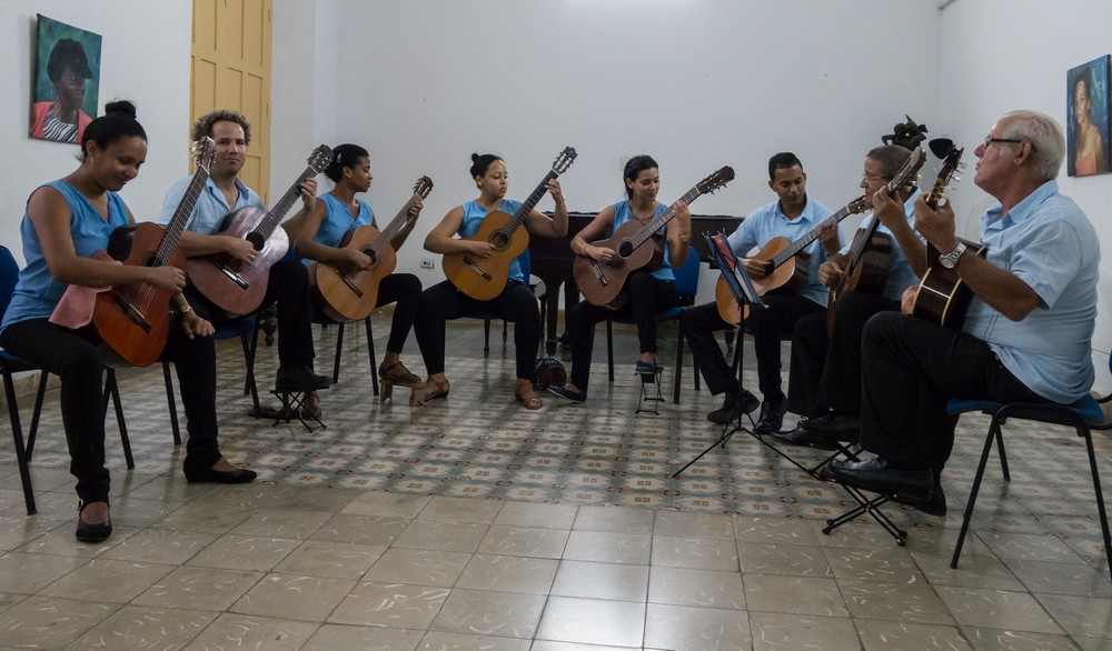 Cienfuegos Orchestra.<br />Nov. 6, 2016 - Plaza de Armas, Cienfuegos, Cuba.