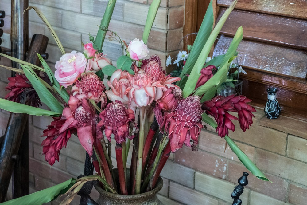Decoration at Villa Lagarto restaurant.<br />Nov. 6, 2016 - Punta Gorda, Cienfuegos, Cuba.