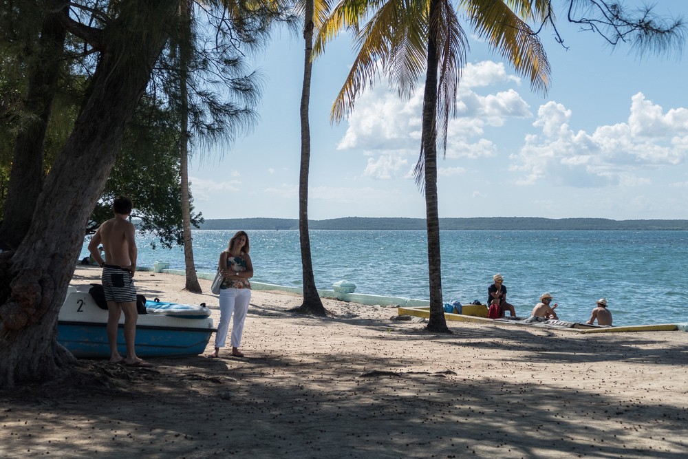 Park at La Punta.<br />Nov. 6, 2016 - Punta Gorda, Cienfuegos, Cuba.