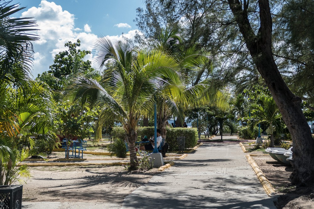 Park at La Punta.<br />Nov. 6, 2016 - Punta Gorda, Cienfuegos, Cuba.