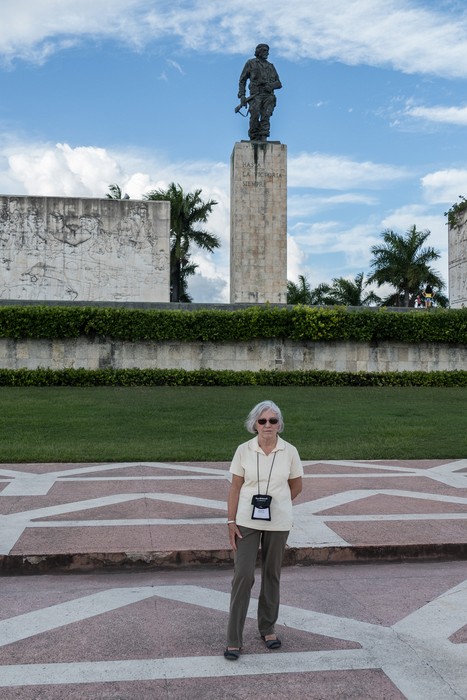 Joyce.<br />Che Guevara Mausoleum.<br />Nov. 6, 2016 - Santa Clara, Cuba.