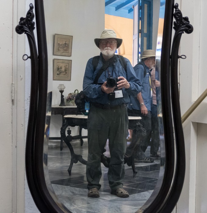 Selfie.<br />At the Decorative Arts Museum.<br />Nov. 7, 2016 - Parque Vidal, Santa Clara, Cuba