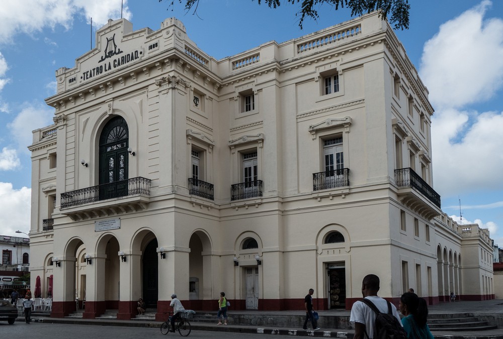 Teatro La Caridad.<br />Nov. 7, 2016 - Parque Vidal, Santa Clara, Cuba