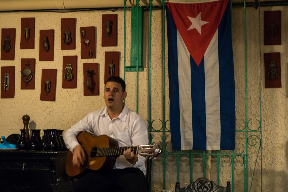Music at the Aldaba Restaurant.<br />Nov. 7, 2016 - Santa Clara, Cuba