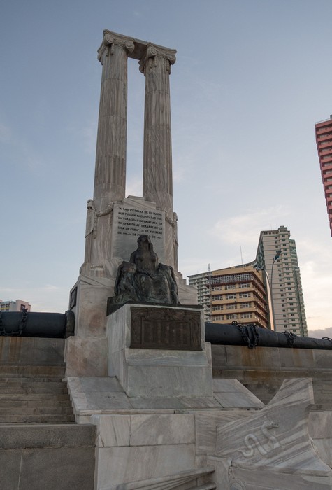 "To the victims of the Maine who were sacrificed for the imperialist greed in its eagerness to seize the island of Cuba".<br />Nov. 9, 2016 - Havana, Cuba.