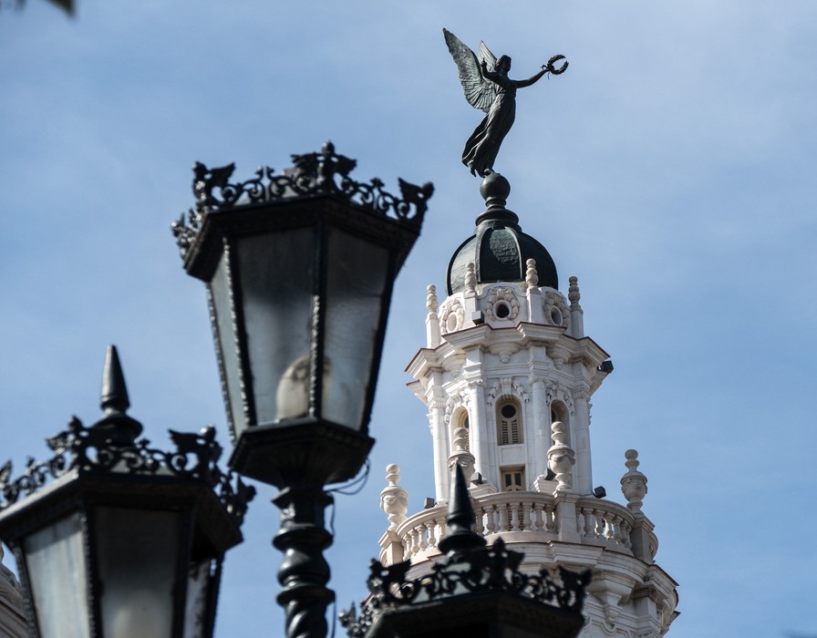 Gran Teatro de la Habana Alicia Alonso, detail.<br />Nov. 10, 2016 - Havana, Cuba.