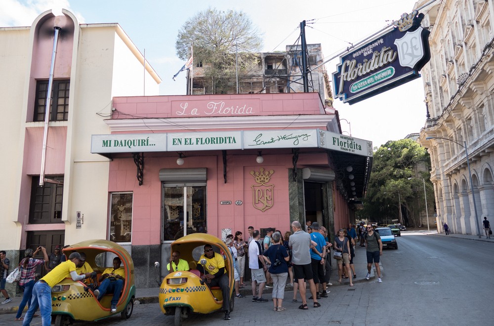Ernest Hemingway hung out here.<br />Now a hangout for tourists.<br />Nov. 10, 2016 - Havana, Cuba.