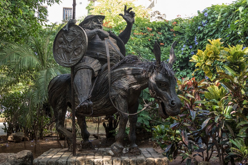 Sancho Panza on Calle Obispo?<br />Nov. 10, 2016 - Havana, Cuba.