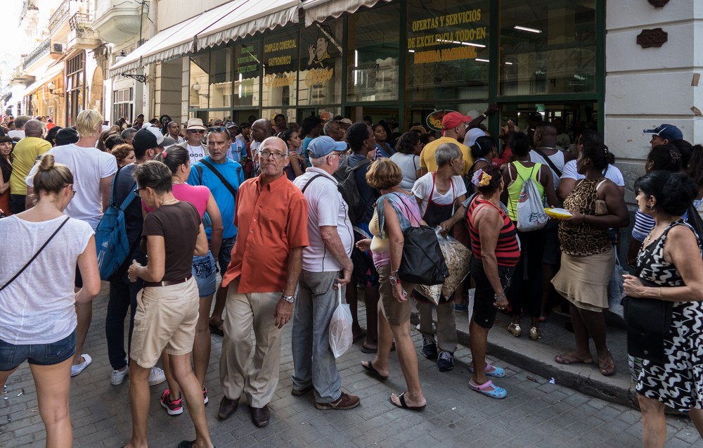 Waiting in line for cookies.<br />Still on Calle Obispo?<br />Nov. 10, 2016 - Havana, Cuba.