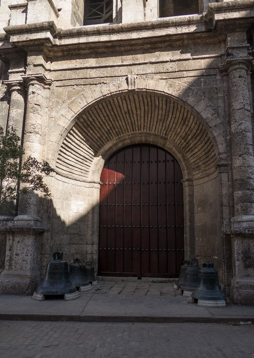 Door to the Basilica de San Francisco de Asis.<br />Nov. 10, 2016 - Havana, Cuba.