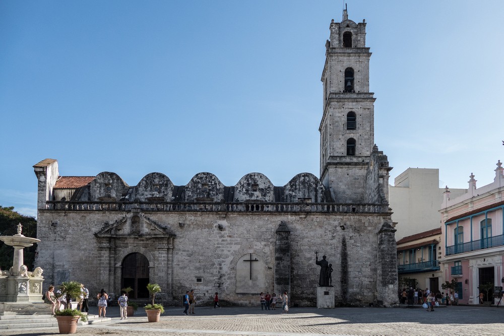 The Basilica de San Francisco de Asis.<br />Nov. 10, 2016 - San Francisco Square, Havana, Cuba.