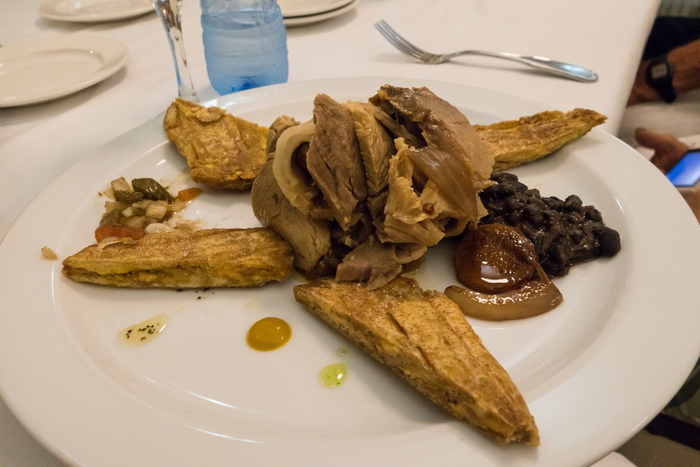 My pork dish.<br />Nov. 10, 2016 - Havana, Cuba.