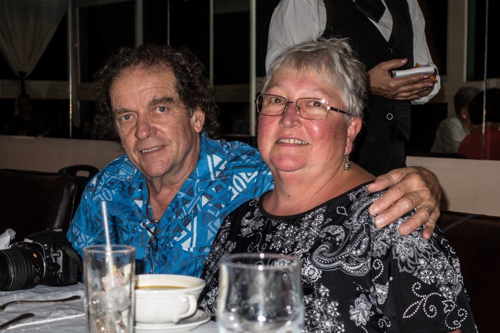 Paul ad Norma.<br />Dinner at "La Torre" restaurant.<br />Nov. 11, 2016 - Havana, Cuba.