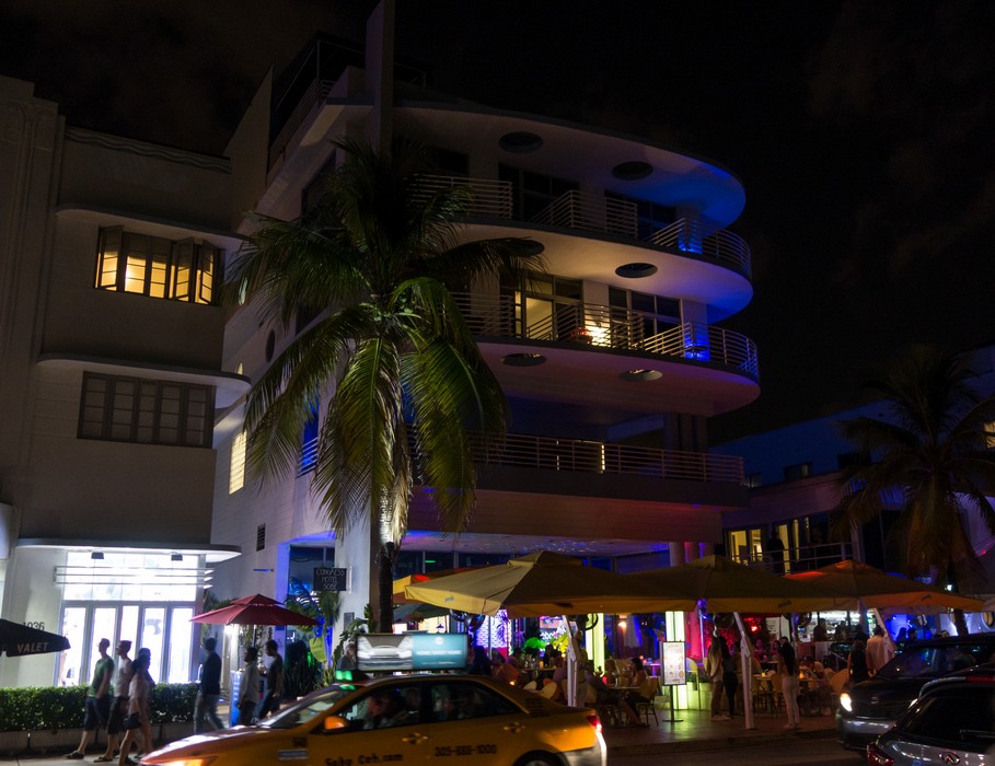 Along Ocean Drive.<br />Nov. 12, 2016 - Miami Beach, Florida.