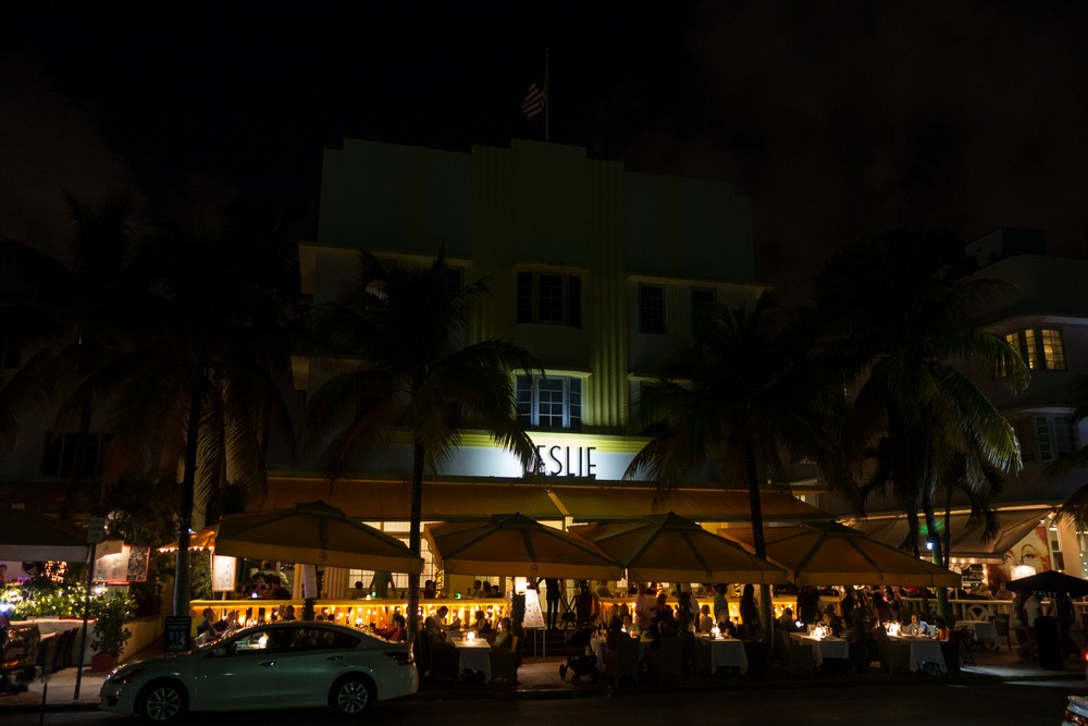 Along Ocean Drive.<br />Nov. 12, 2016 - Miami Beach, Florida.