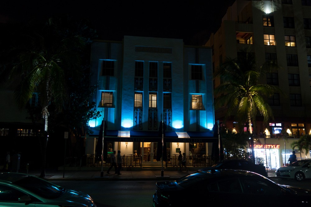 Along Ocean Drive.<br />Nov. 12, 2016 - Miami Beach, Florida.