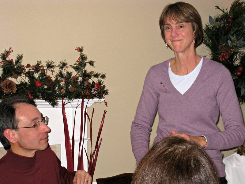 Dec. 5, 2008 - Palmer's Restaurant, Andover, Massachusetts.<br />Leslie's surprise 50th birthday party.<br />Oscar and Leslie.