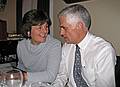 Dec. 5, 2008 - Palmer's Restaurant, Andover, Massachusetts.<br />Leslie's surprise 50th birthday party.<br />Susan and Richard.