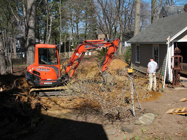 April 16, 2008 - Merrimac, Massachusetts.<br />Our own big dig in progress.