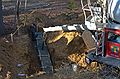 April 17, 2008 - Merrimac, Massachusetts.<br />Pouring the foundation footings.