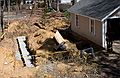 April 18, 2008 - Merrimac, Massachusetts.<br />The footings for Joyce's studio are in.