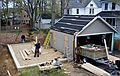 April 30, 2008 - Merrimac, Massachusetts.<br />Much progress was done today on Joyce's studio.