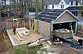 April 30, 2008 - Merrimac, Massachusetts.<br />Much progress was done today on Joyce's studio.