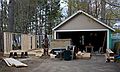 April 30, 2008 - Merrimac, Massachusetts.<br />Joyce's studio under construction.