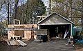 May 1, 2008 - Merrimac, Massachusetts.<br />Progress on the studio as seen from the driveway.